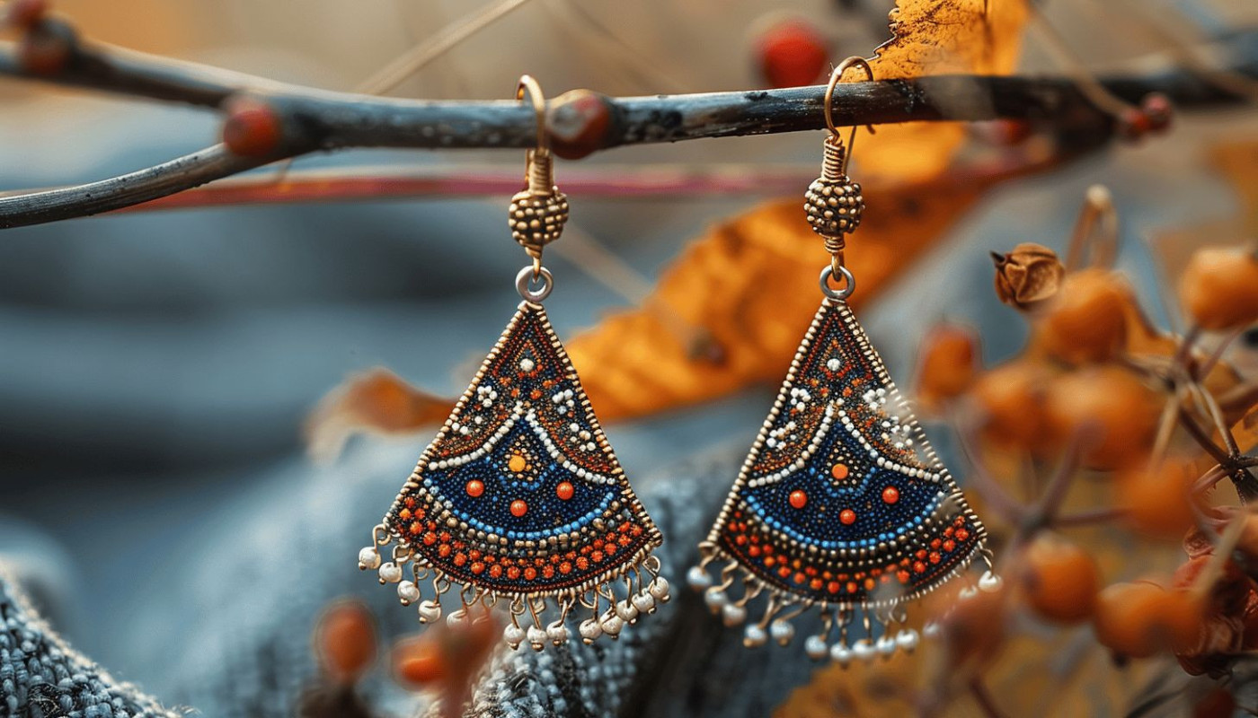 Boucle d'oreille ethnique chic : tendance et élégance au quotidien