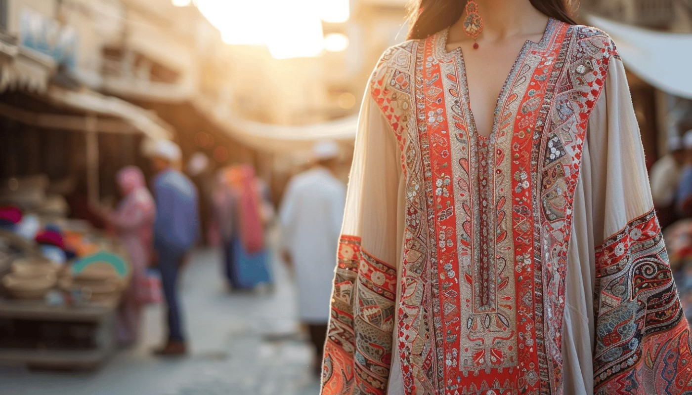 Autres - Le charme intemporel de la robe baladi : une danse de mode et de tradition