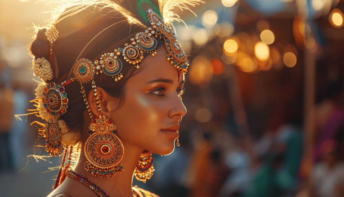 Exploration des bijoux de tête indien, un symbole de grâce et d'élégance